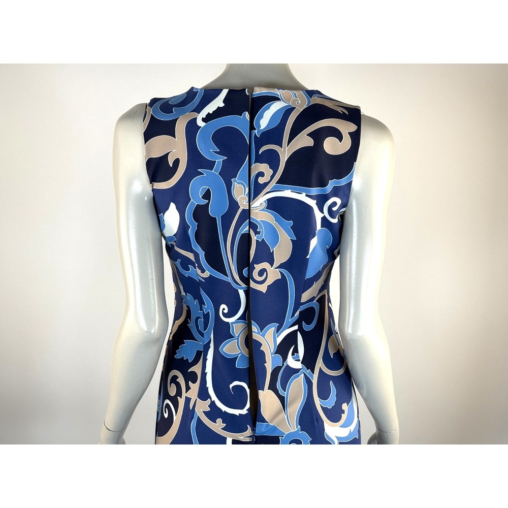 J McLaughlin Sophia Catalina Cloth Dress Women S NWOT Sleeveless Pasley Nylon - Picture 9 of 11